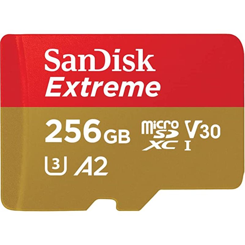 SanDisk Extreme 256 GB microSDXC Memory Card
