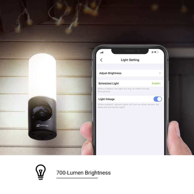 EZVIZ LC3 Smart Security Wall-Light Camera-Repair Outlet