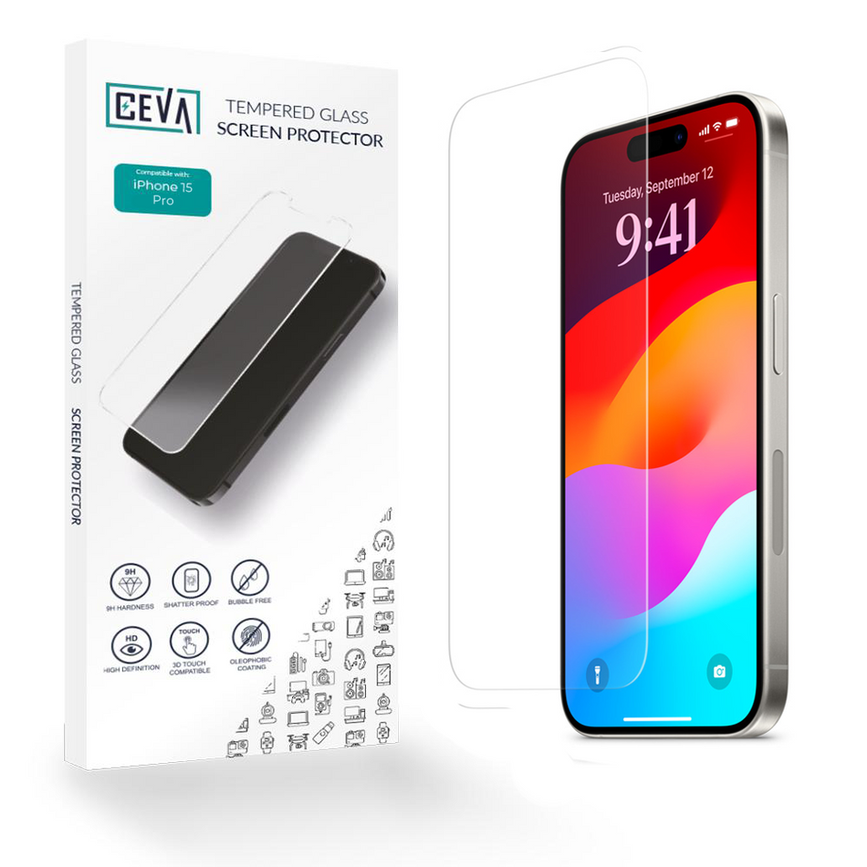 CEVA Essential iPhone 15 Pro Screen Protector