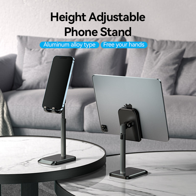 Vention Adjustable Aluminium Alloy Desktop Phone Stand - KCQB0