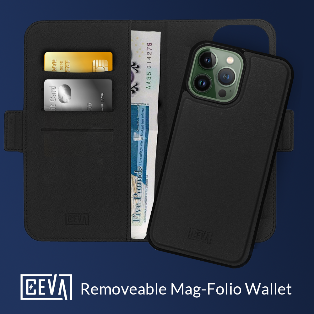CEVA 2-in-1 Detachable Wallet Case For iPhone 12/12 Pro-Repair Outlet