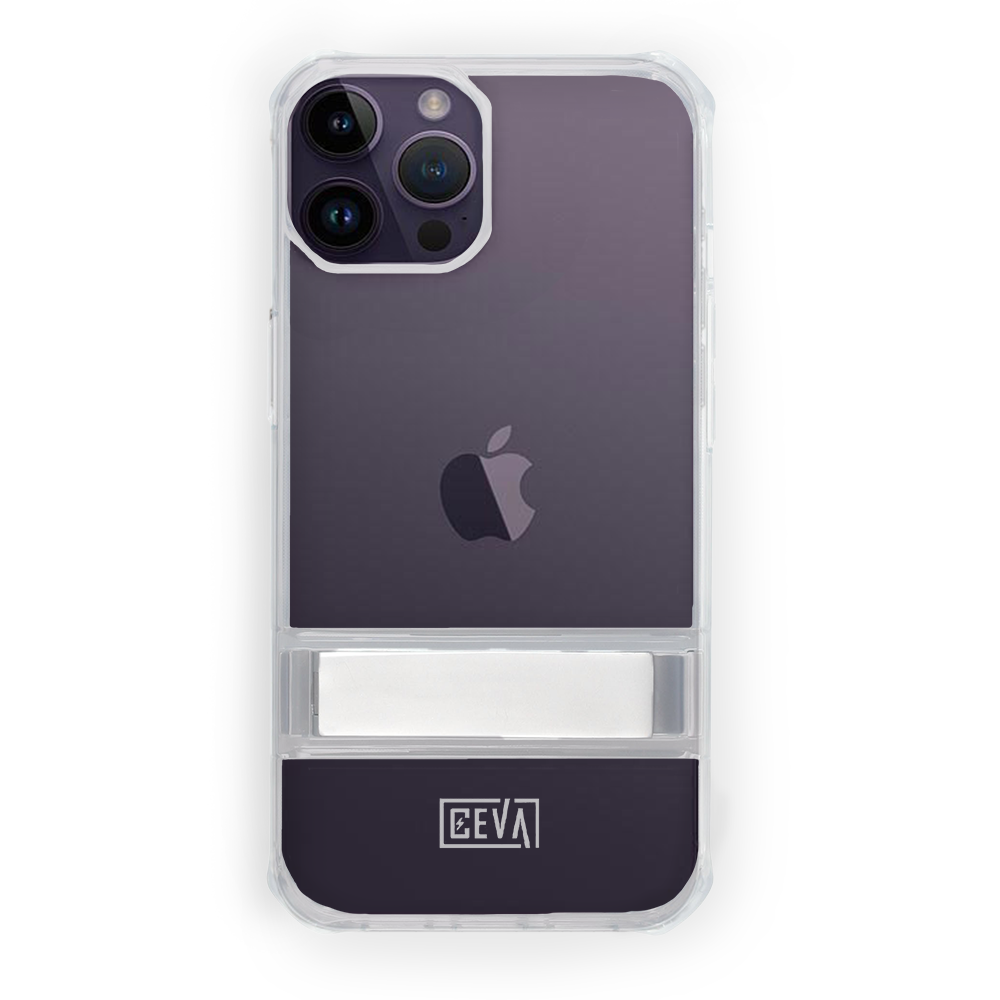 CEVA Pure Star Clear Case With Kick Stand for iPhone 14 Pro Max-Repair Outlet