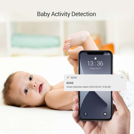 EZVIZ BM1 Battery-Powered Baby Monitor (Pink)-Repair Outlet