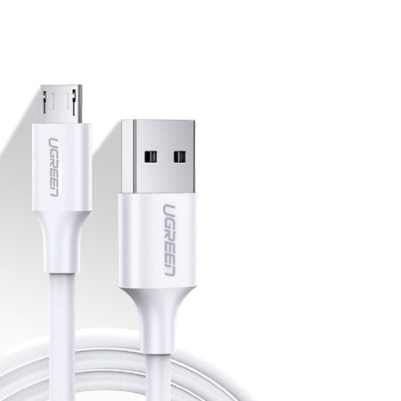 UGREEN USB 2.0 A to Micro USB Cable Nickel Plating 1m (White)-Repair Outlet