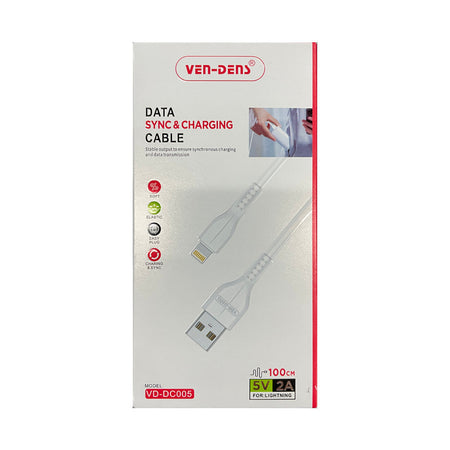 Ven-Dens USB to Lightning Sync & Charging Cable 1 Meter-Repair Outlet